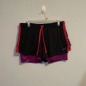 Womens nike shorts w slight stain